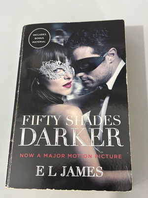 Fifty Shades Darker book used in English by E L James