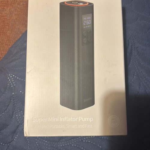 Baseus Mini Inflator Pump, portable digital tire inflator