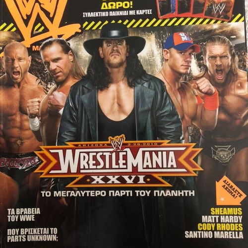 WWE Magazine issue 25 used, collectible April 2010