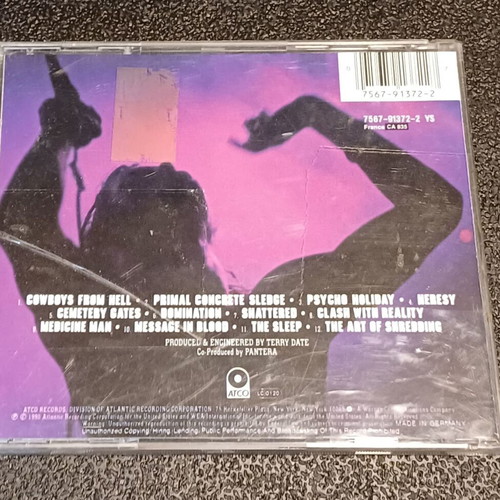 Pantera Cowboys From Hell CD used, metal