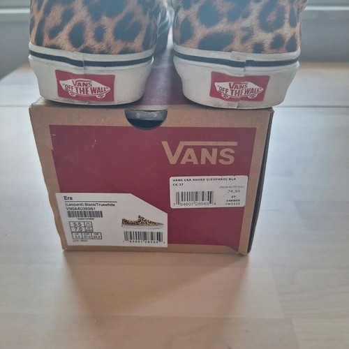 Vans Era Leopard Print Sneakers Like New, Size 37