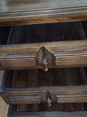Two nightstands used, solid wood, classic design
