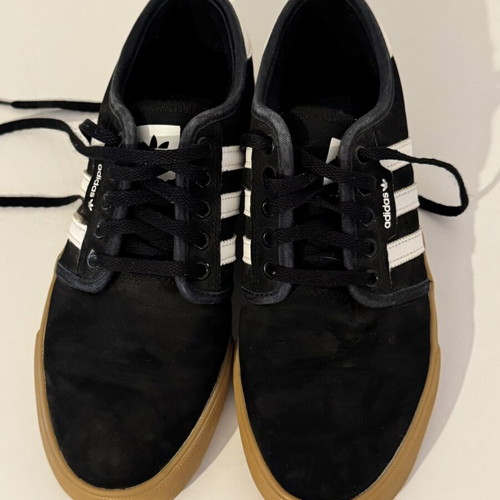 Adidas sneakers size 39.5 like new black and white