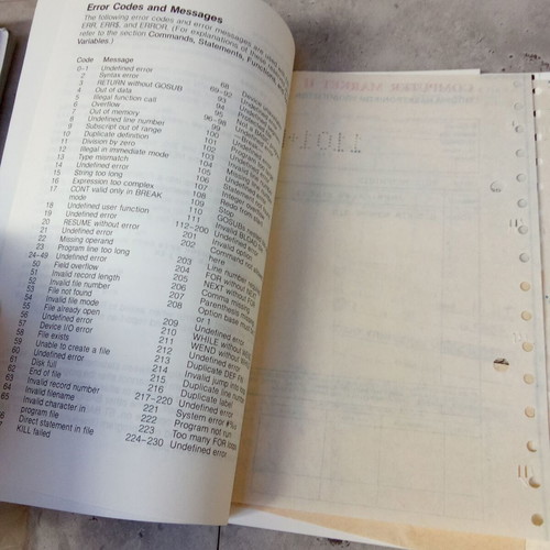 Atari ST Basic 1989 manuals pack 2 used videogame instructions