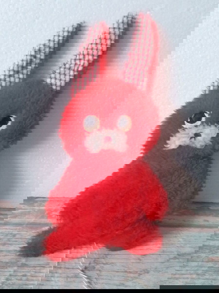 Vintage λόυτρινο μουσικο ποντικακι Polka Dot Mouse