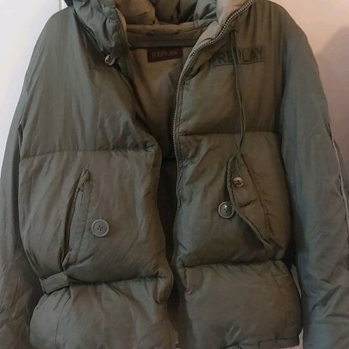 Replay down jacket like new, size S