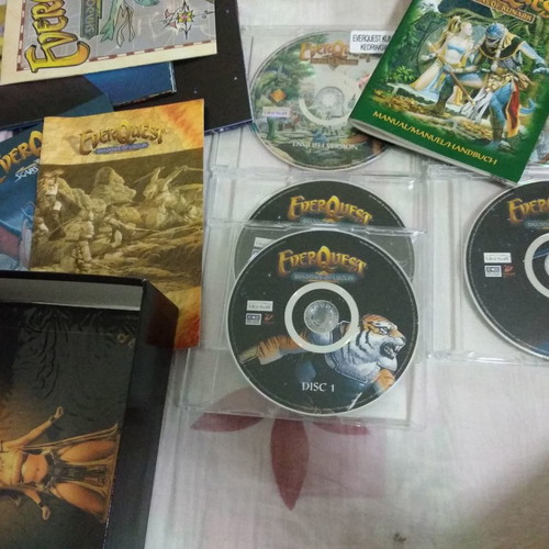 EverQuest Gold Edition PC CD-ROM used, 5cd, English