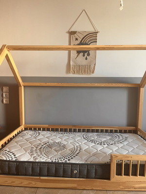 Pioli Duo Children's Bed 160x80cm with Foam Comfort Hephaestus Mattress