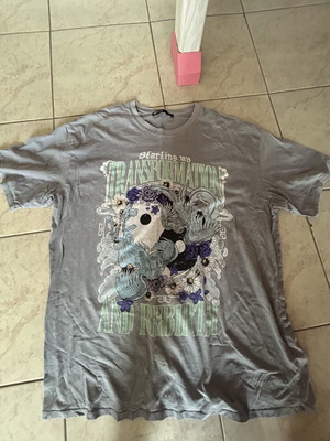 Bershka blouse used, size L, grey