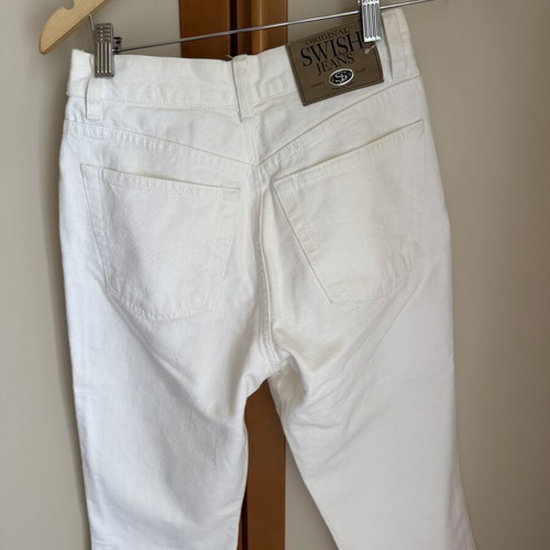 Swiss Jeans Capri Pants Size XS Like New White Beige