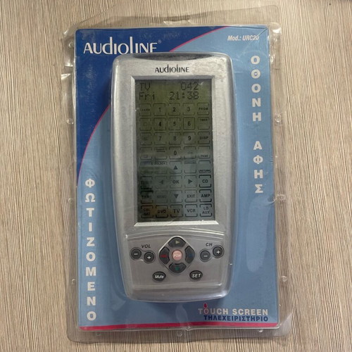 Audioline URC20 Universal Touch Remote Control new with backlit screen