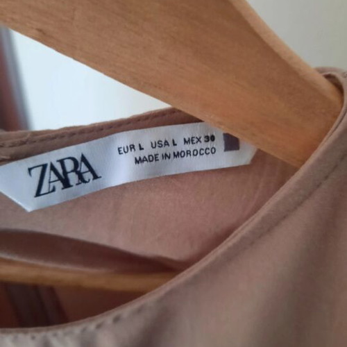 Zara dress like new, beige, breathable fabric, perfect design
