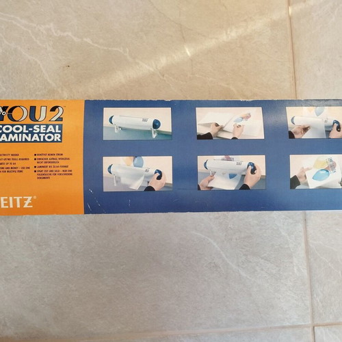 Laminating machine used for office or home with plastic sheets