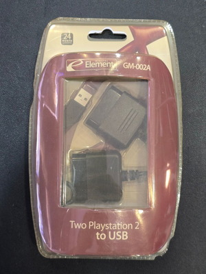 PS2 to USB adapter Element GM-002A new, 2 ports