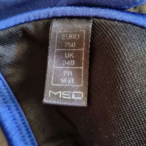 Med bikini used, size Small, blue