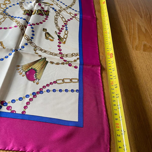 Silk scarf LORIS AZZARO Paris like new