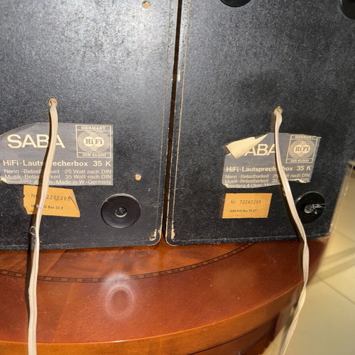 Vintage Hi-Fi SABA Studio 8070 with 35 K speakers, like new