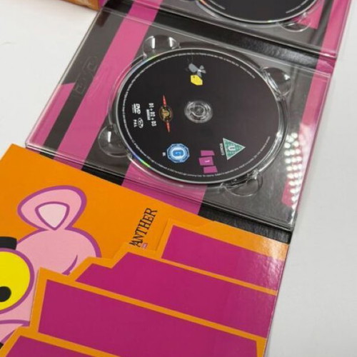 The Pink Panther Cartoon Collection DVD box set like new, 4 discs
