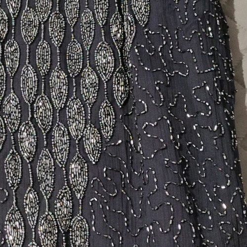 Handmade beaded evening dress women's size L new