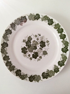 Kahla porcelain platter vintage used, diameter 29.5cm