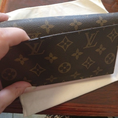 Louis Vuitton Monogramm canvas flore large wallet rose gently used