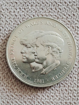 Νόμισμα Βρετανίας 1981 καινούργιο, Βασίλισσα Ελισάβετ