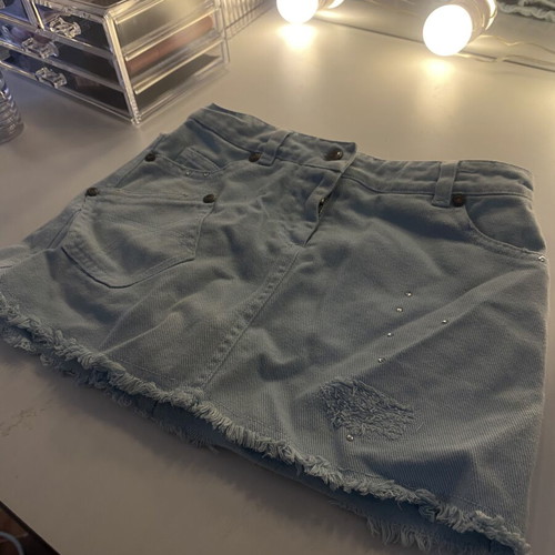 Skirt like new, blue, size 134 cm for 9 years old