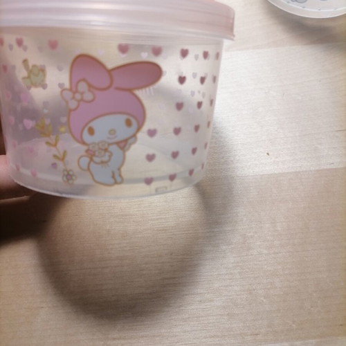 Miniso Sanrio Food Container Set 3 Pieces used, stackable, microwave safe