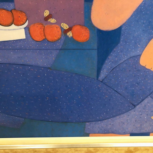 Faidon Patrikalakis art print in frame like new 90x90 cm