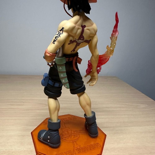 One Piece Portgas D. Ace figure used with detail