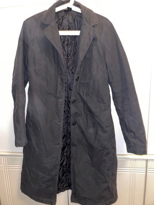 Zara Long Jacket M Black All Time Classic Choice