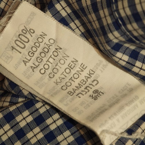 Zara men's shirt XL like new, white and blue cotton