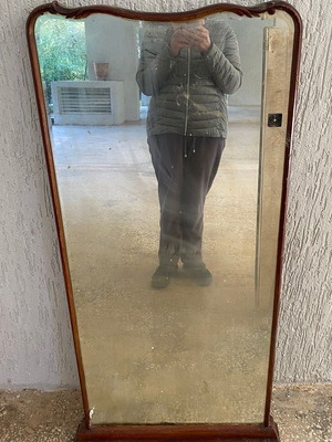 Antique full-length mirror used, dimensions 1.25x0.58