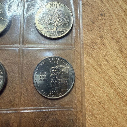 US State Quarters collection 1999–2001, 13 coins, like new
