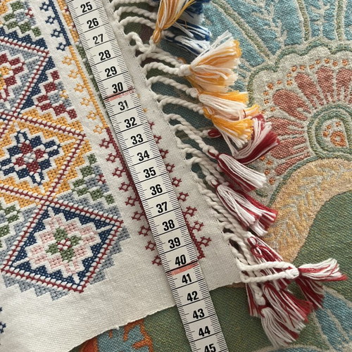 Authentic Handmade Traditional Greek Folk Art Table Runner 40x85cm