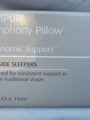 Μαξιλάρι Tempur Symphony size S καινούργιο για ανακούφιση αυχένα