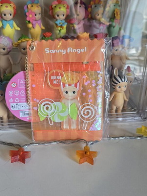 Sonny Angel My Bestie Case Vol. 2 Sweet Candy Orange Pouch Keychain new