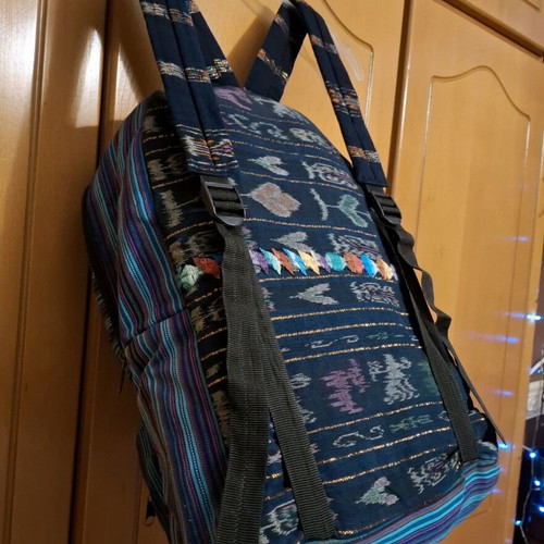 Boho backpack like new, colorful