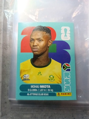 Αυτοκόλλητο Panini FIFA World Cup 2026 Mohau Nkota σαν καινούργιο
