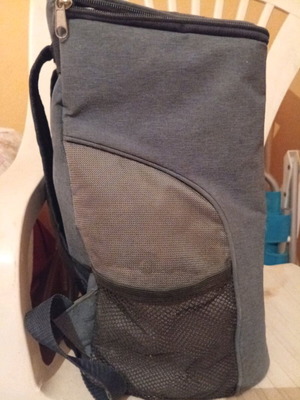 Fishing bag used, 37x30x21 cm
