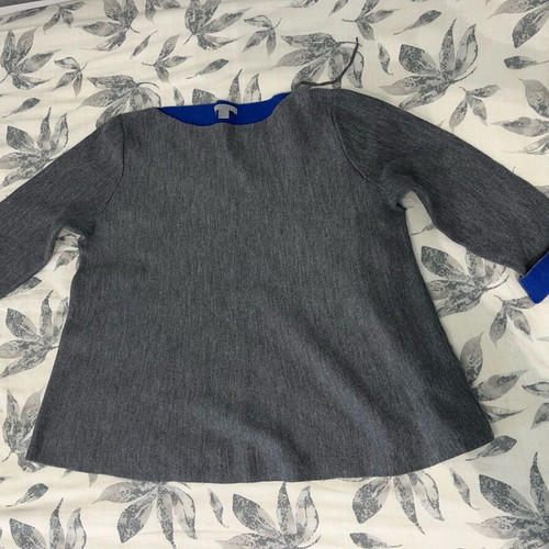 Wool blouse COS XS-S used, gray