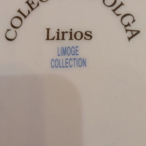 Limoge Collection decorative plates like new, set of 4 porcelain