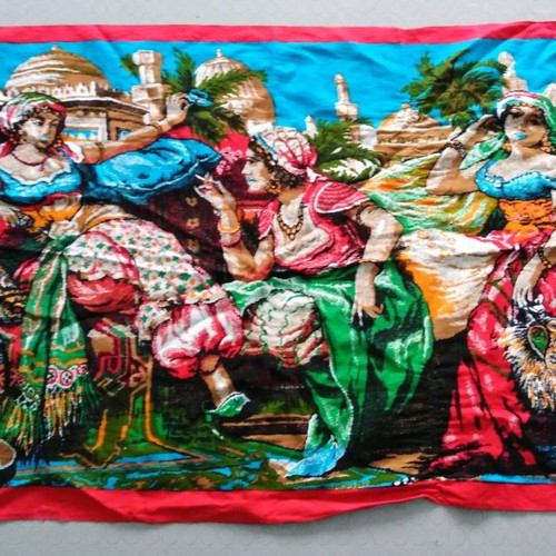 Wall hanging towel used with harem theme 1.35x1.00