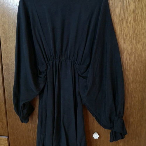ZARA black dress Small new, balloon sleeves