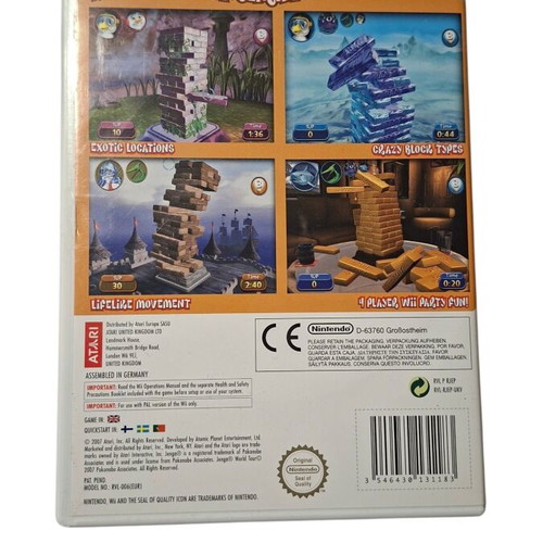 Jenga World Tour Nintendo Wii like new