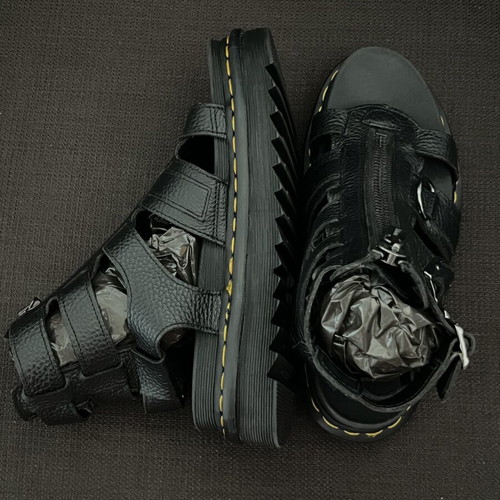 Dr Martens Olson leather sandals women's size 39, black