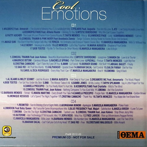 Cool Emotion 4-CD set like new, pop
