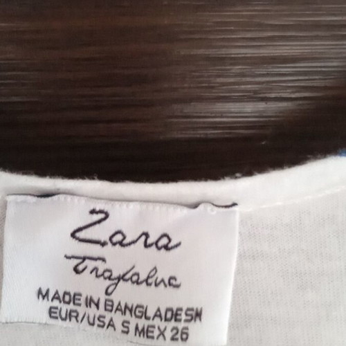 Zara women's top white, like new, size S