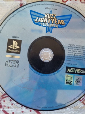 Δισκάκι Buzz Lightyear of Star Command για PS1, μη λειτουργικό, για ανταλλακτικά