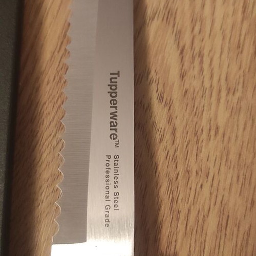 Tupperware knives set of 3 unused